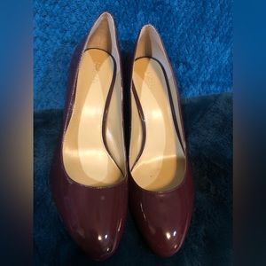 Michael Kors Wine Patent Leather heels